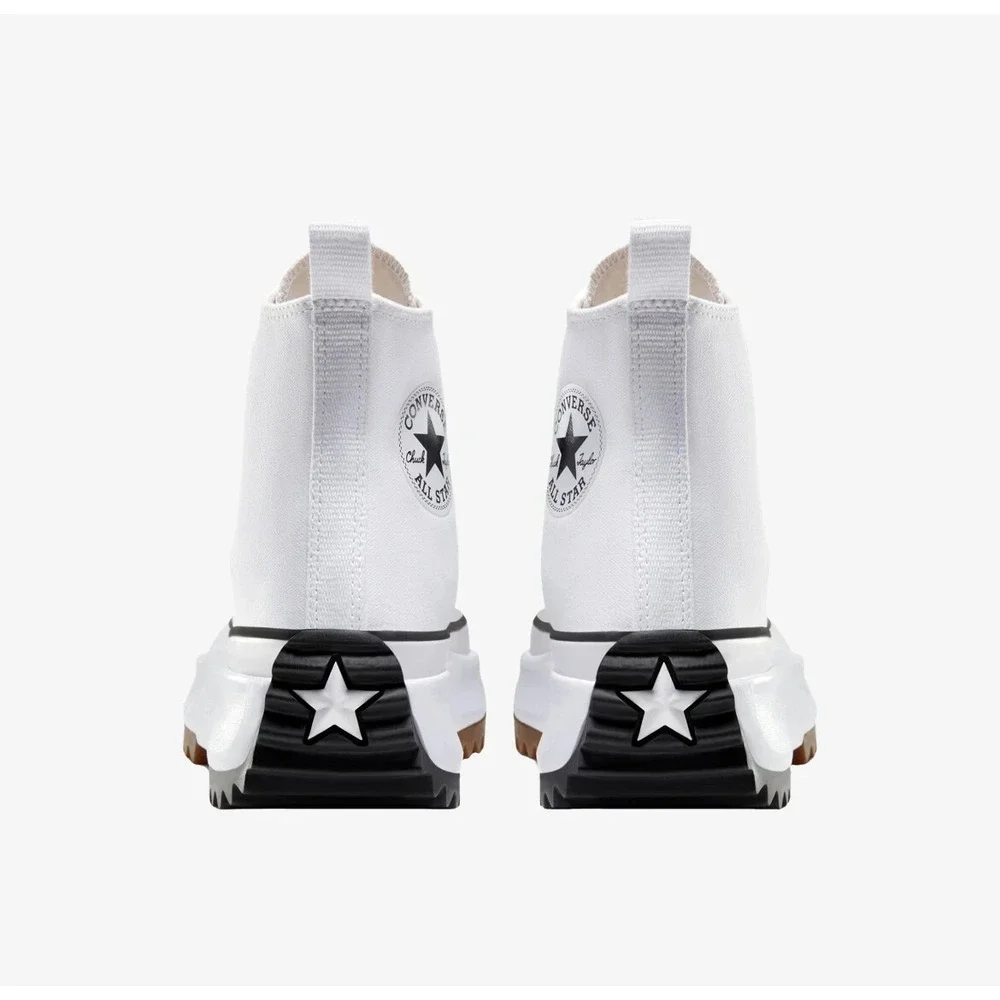 Converse Run Star Hike Platform High Top Womens Size 10.5 White/Black/Gum Shoes - Picture 5 of 6